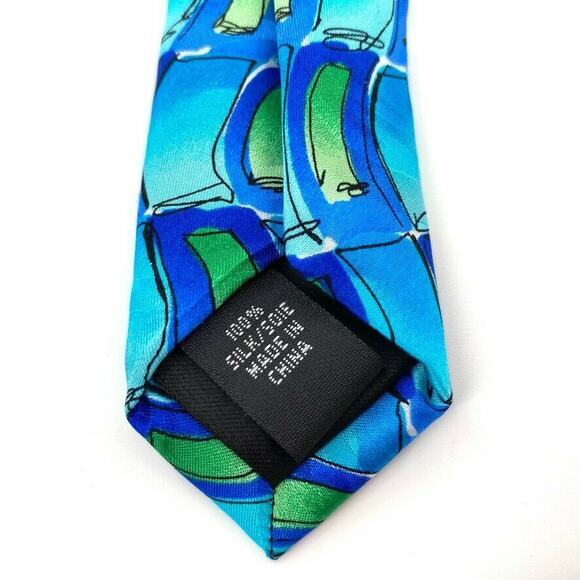 J.Garcia Silk Mens Necktie Virtual Reality Ape Collectors Edition Multicolor... - Picture 4 of 5